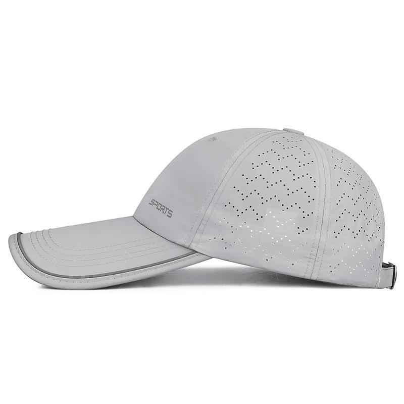 Spring Summer Thin Baseball Cap Men Women Sunshade Sunscreen Cap Outdoor Travel Breathable Mesh Quick-Drying Cap