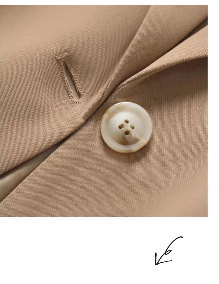 Women's One-Button Petite Suit Vest - Cross-border Spring/Autumn New Style