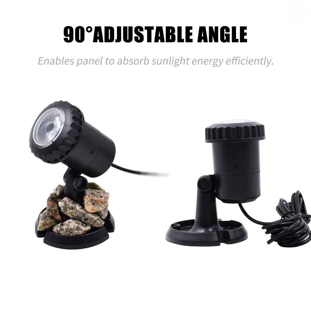 LED Pool Lights Waterproof Solar Powered Garden Pond Light Pathway Lawn Backyard Lighting Outdoor Security Landscape Lamp
