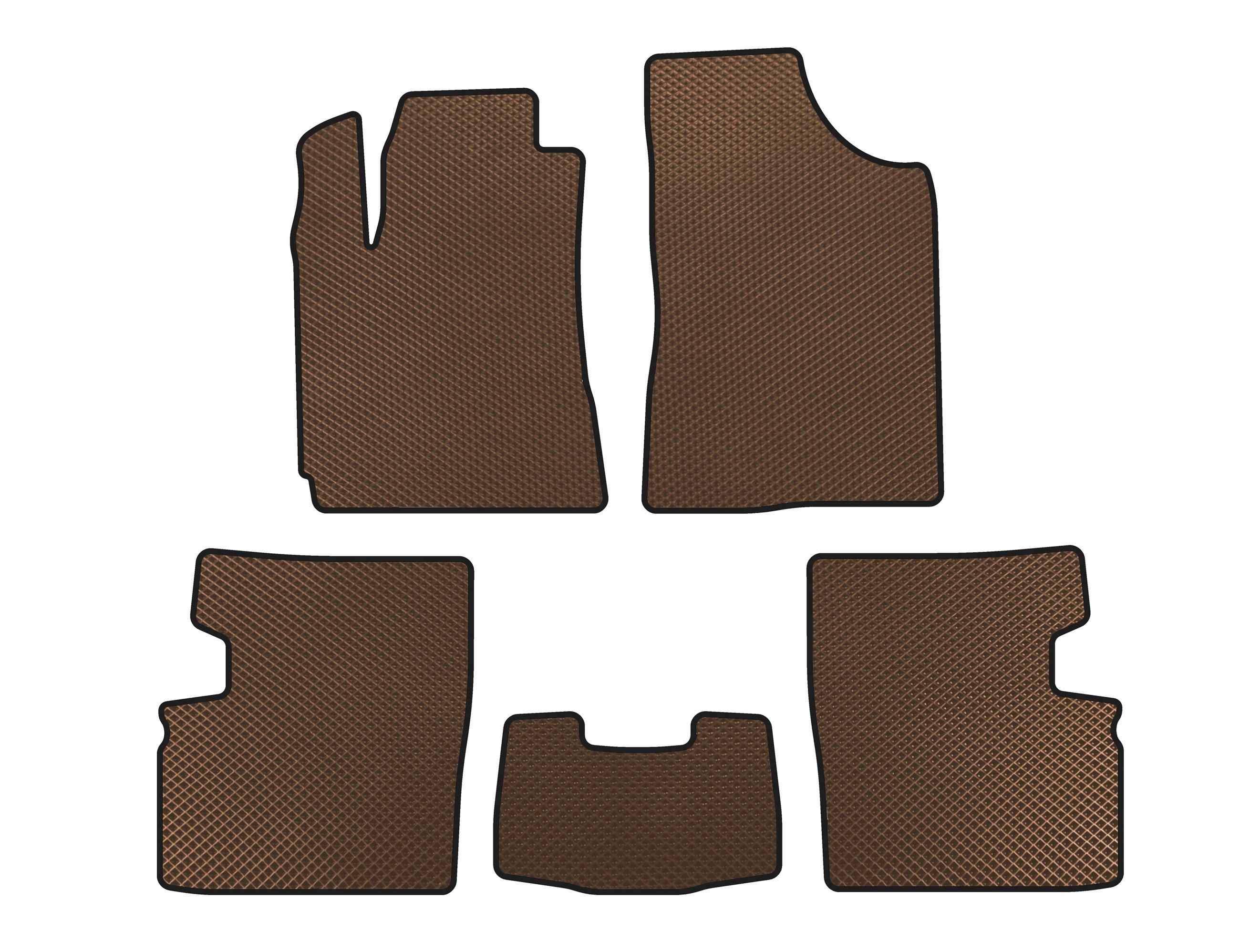 

EVA mats (2009-2014, HB, 5-door, Brown) for Geely Emgrand EC7
