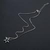 Personality Star Necklace Y2k Irregular Pentagrams Pendant Clavicle Chain Unique
