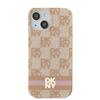 Dkny Dkhmp15Shcptsp Iphone 15 / 14 / 136.1 Różowy/Pink Hardcase Iml Checkered Mono Pattern & Printed Stripes Magsafe