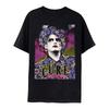 Fit The Cure Bands Nonmainstream Rockpunk Printed Oversized Pure Cotton Shortsleeved Tshirt for Both Men and Women
