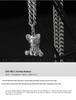 Trendy Titanium Steel Kitten Necklace: European & American Hip-Hop Style, Unisex Pendant Chain for Couples