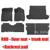 For GAC AION V 2024 2025 Car TPE Floor Mats Cargo Liners All Weather Floor Liners Trunk Mat TPE Heavy Duty Waterproof Pad