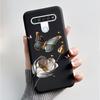 Printing Pattern Case For LG Q61 / LG K61 / LG Q70 Cover Fundas Soft Silicone Black Shell Cute Flower Cartoon Casing Coque Capa