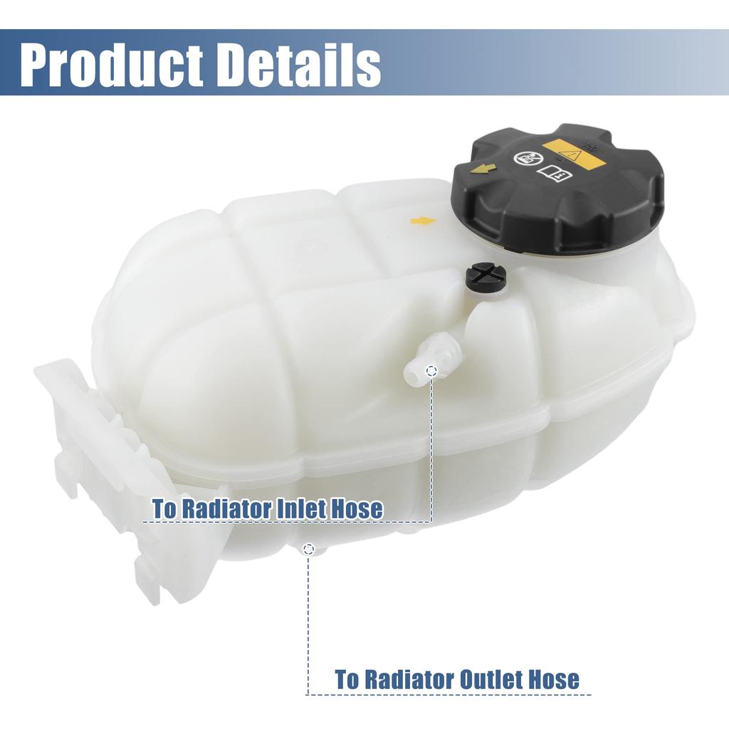 X AUTOHAUX Coolant Radiator Reservoir Tank 17137642160, Coolant Overflow Expansion Bottle with Cap and Sensor for BMW 328d M2 435i 335i