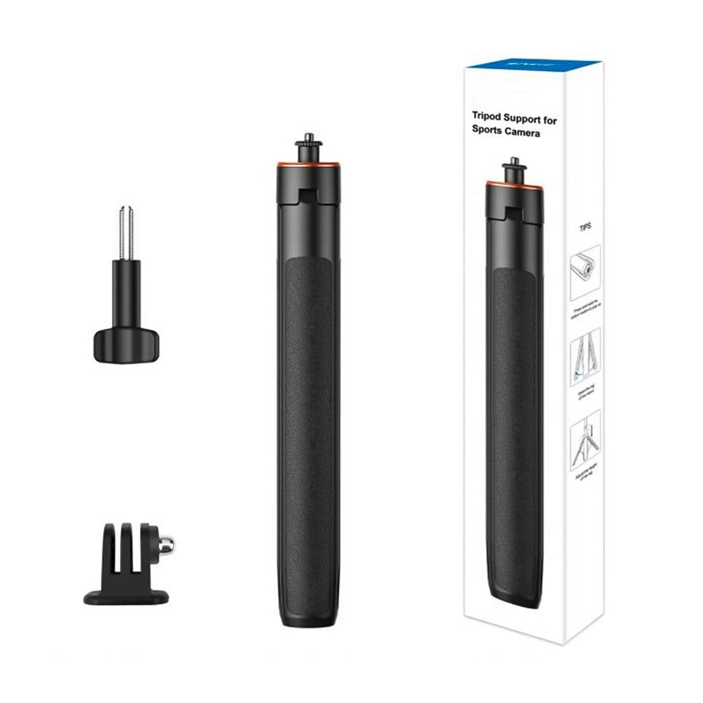 Selfie Stick Tripod for Action Camera 54 Inch Extendable 2-In-1 Aluminum Alloy Stand for Shooting