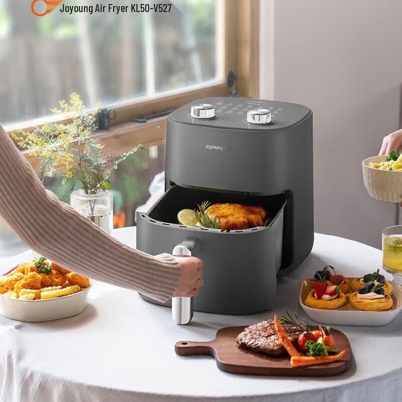 Joyoung 5L Automatic No-Flip Air Fryer CN plug (adapter included)