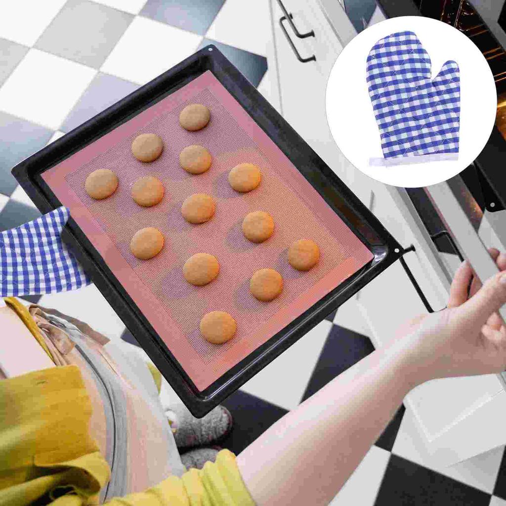 Toddler Microwave Gloves Girls Kitchen Mitts for Kids Children's Oven Polyester