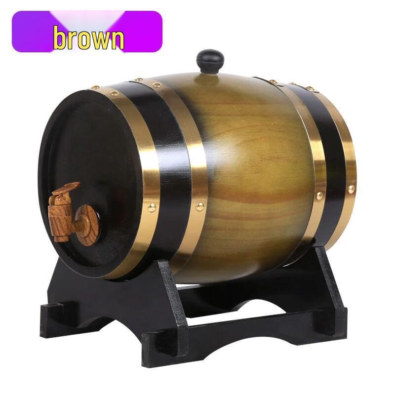 Solid Oak Wine Storage Barrel