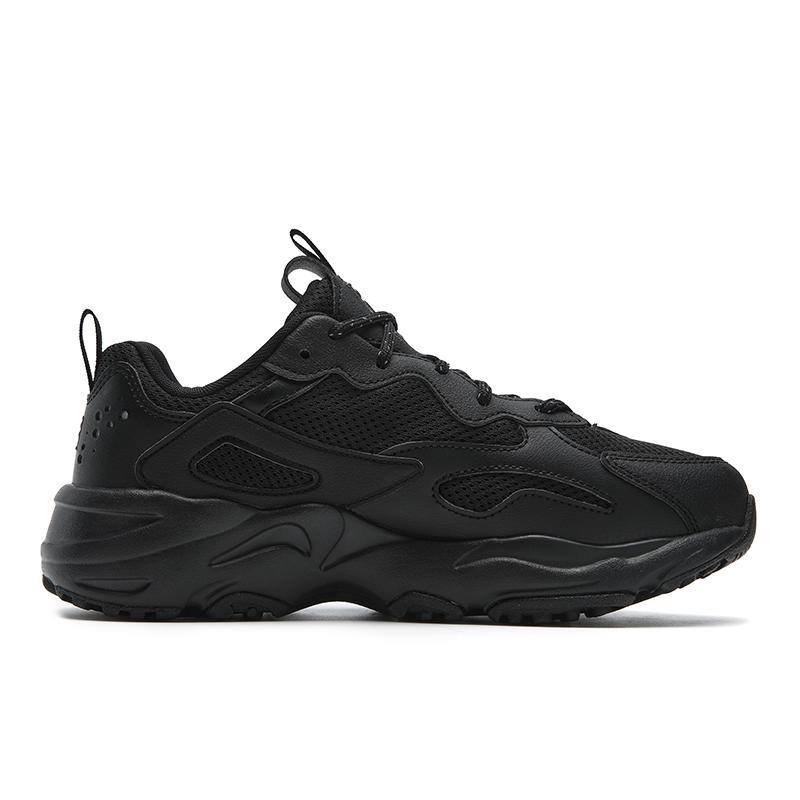 FILA Tracer Fashionable Classic Retro Comfortable Breathable Non-Slip Running Shoes Women sneaker Black F12W542155FBK