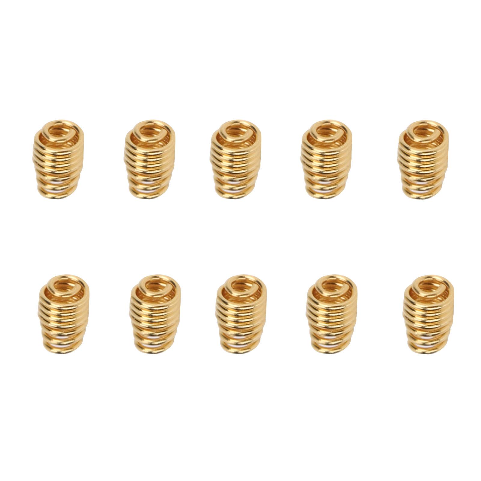 

10pcs Hearing Aid Spring Earwax Blocking Prevention Spring Accessory for ITE ITC CIC Hearing Aid Tube