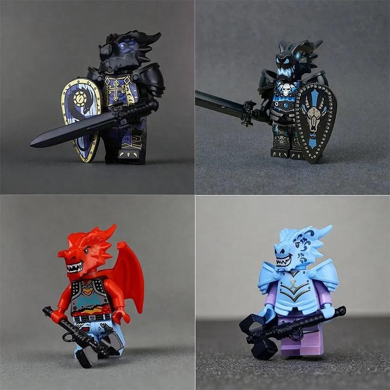 Collection-Dragon Knight Minifigure Building Blocks Undead Toy