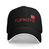Flag of Turkey Souvenir Sandwich Baseball Caps Fashion Turkish Patriot Men Women Breathable Sun Cap Running Golf Adult Hats