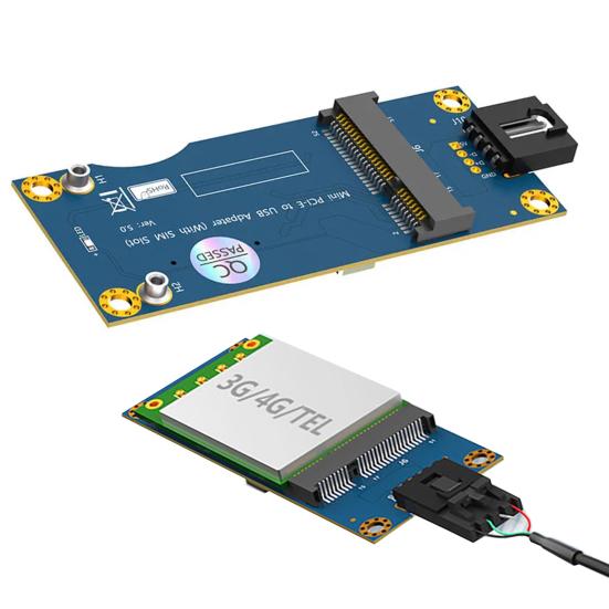 

Адаптерна плата Yousheng Mini PCI-E – USB, яка легко встановлюється, універсальна плата для розробки бездротової інтеграції 3G/4G, плата-адаптер Horizontal