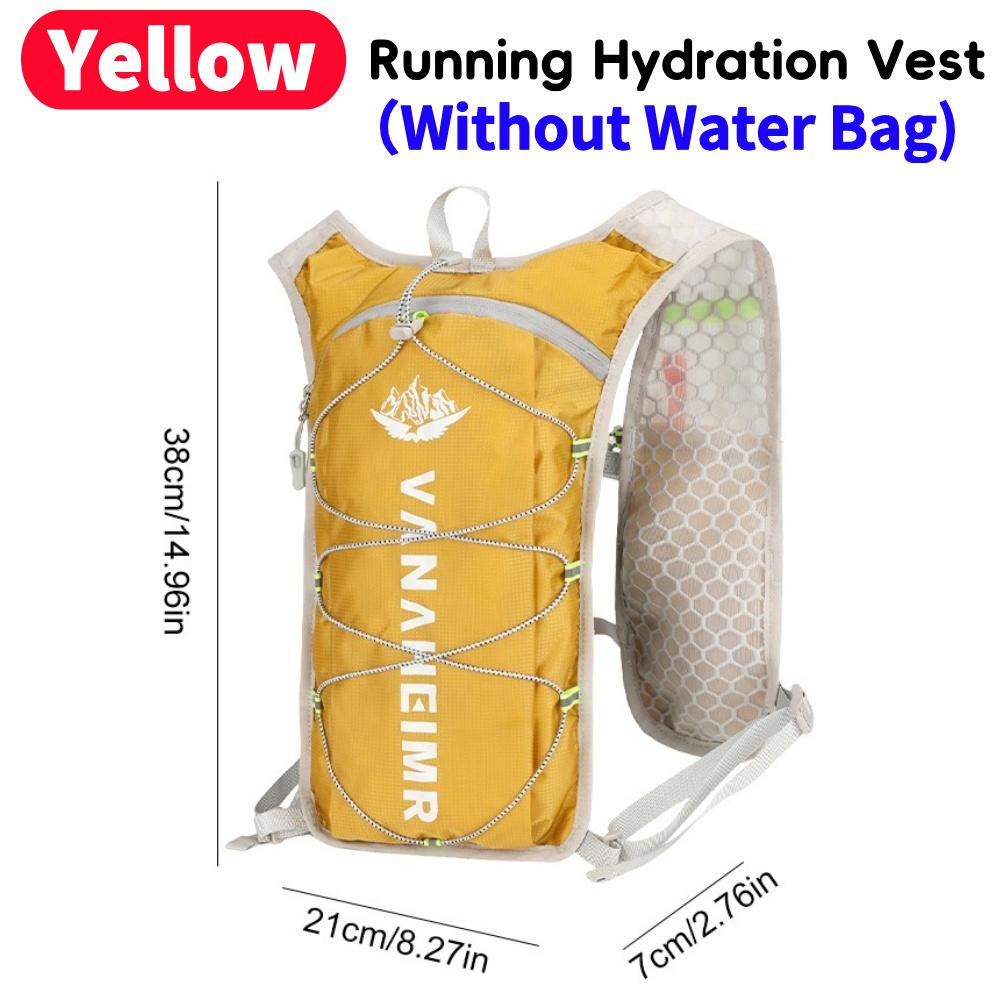 Running Hydration Vest Unisex Lightweight Breathable Backpacks For Hiking Cycling off-road Marathon Climbing Sports Water Bags