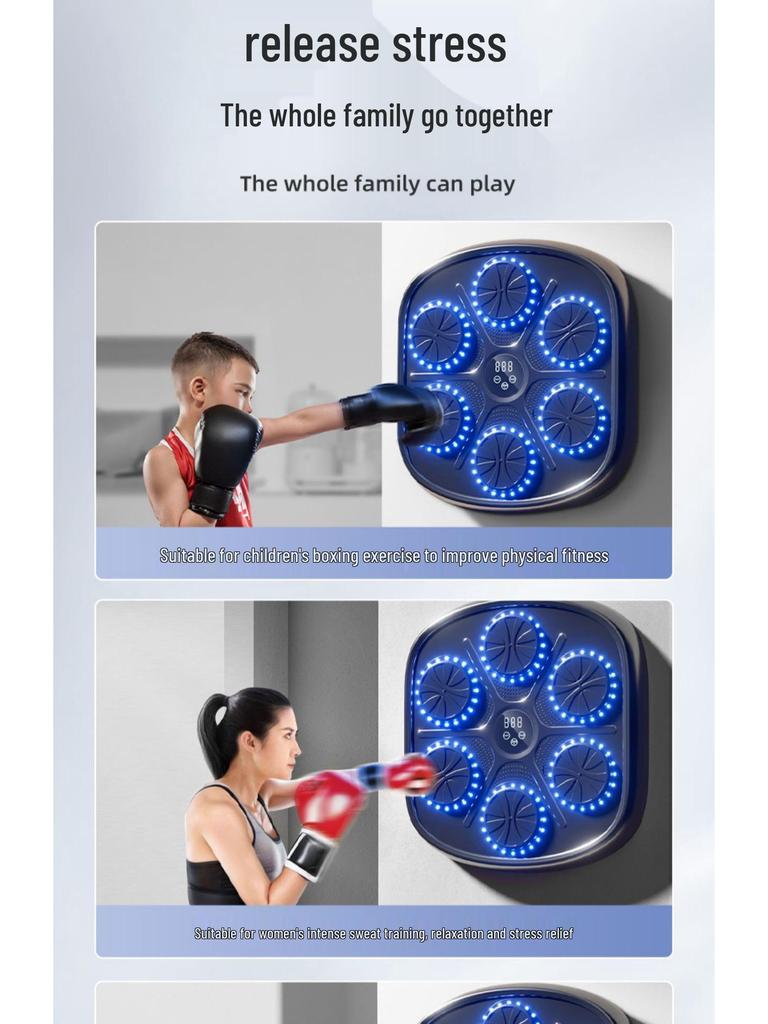 Bluetooth Smart Boxing Target for Home Fitness and Training