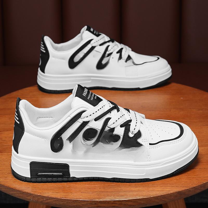 Autumn men's shoes new breathable little white shoes men's Korean version trendy versatile platform sports casual board shoes trendy shoes