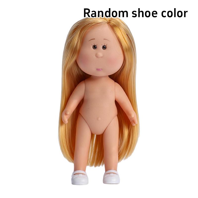 14cm Mini Potato Doll 5 Movable Joints Diy Vinyl Cute Dolls Toys Naked Baby Small Potato Doll Diy Dressing Doll Home Decoration