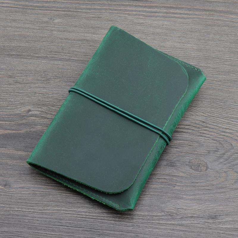 Обложка для паспорта из 100% натуральной кожи с ремешком — фото 14