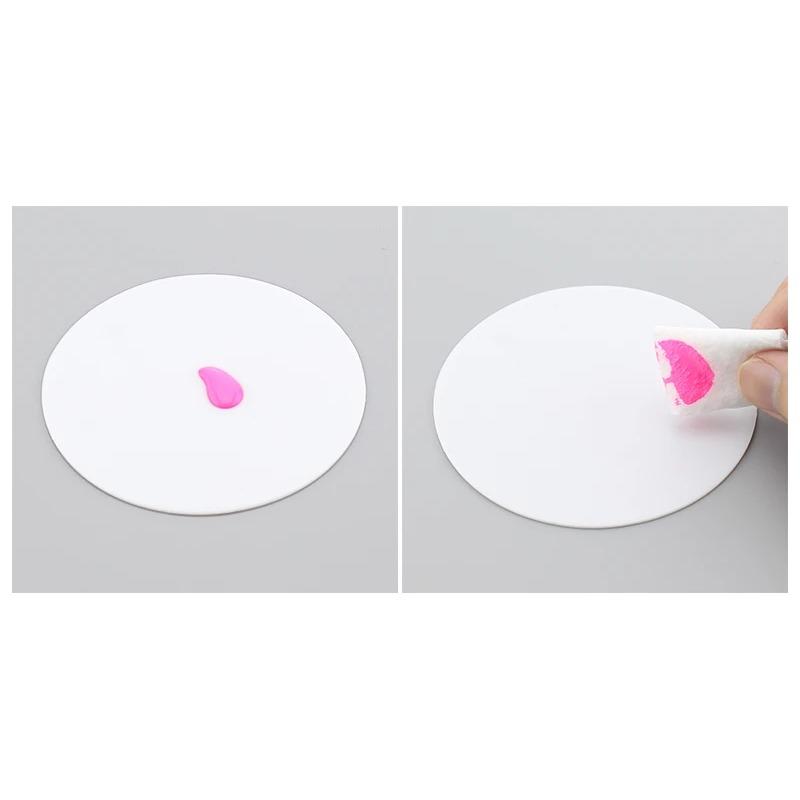 1PCS Silicone Paint Palette Mat Round Folding Reusable Nail Art Stamping Pad DIY Manicure Nail Art Implements Painting Tools