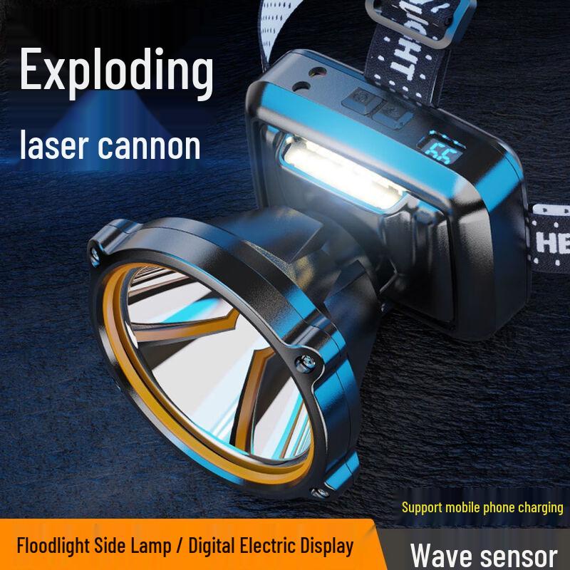 

UOSU Digital Display Rechargeable Outdoor Headlamp