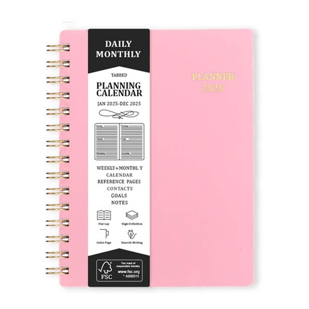 

Блокнот-планировщик А5 с индексными вкладками, ежедневник, расписание, блокнот, планер на 2025 год, школьный