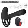 Elastic Delay Ring, Vibrating Cock Stretchy Intense Clit Stimulation, Couple Sexy Toy, Premature Ejaculation Lock Vibrator