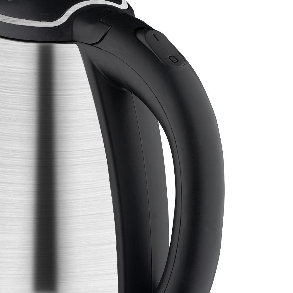 Stainless Steel Electric Kettle with Auto Shut-Off, 2.0L Food Grade Tea Maker