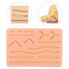 Surgeon Trauma Suture Training Kit Silicone Skin Pad Wound Generators Medical Practice Training Skin Use