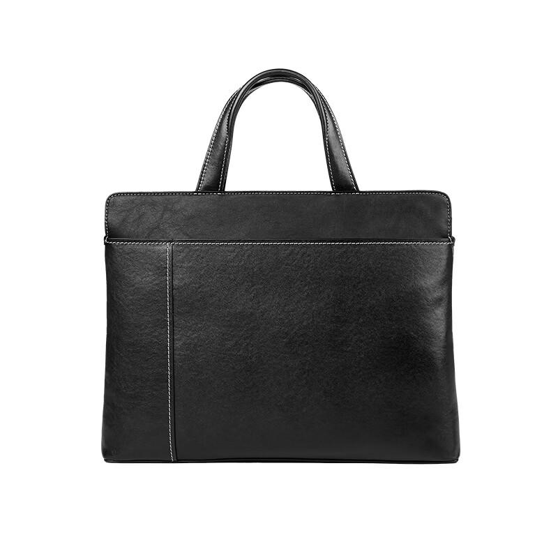 SCHWARZETIENNE Мужская кожаная сумка для ноутбука 13.1-14 Inch Laptop