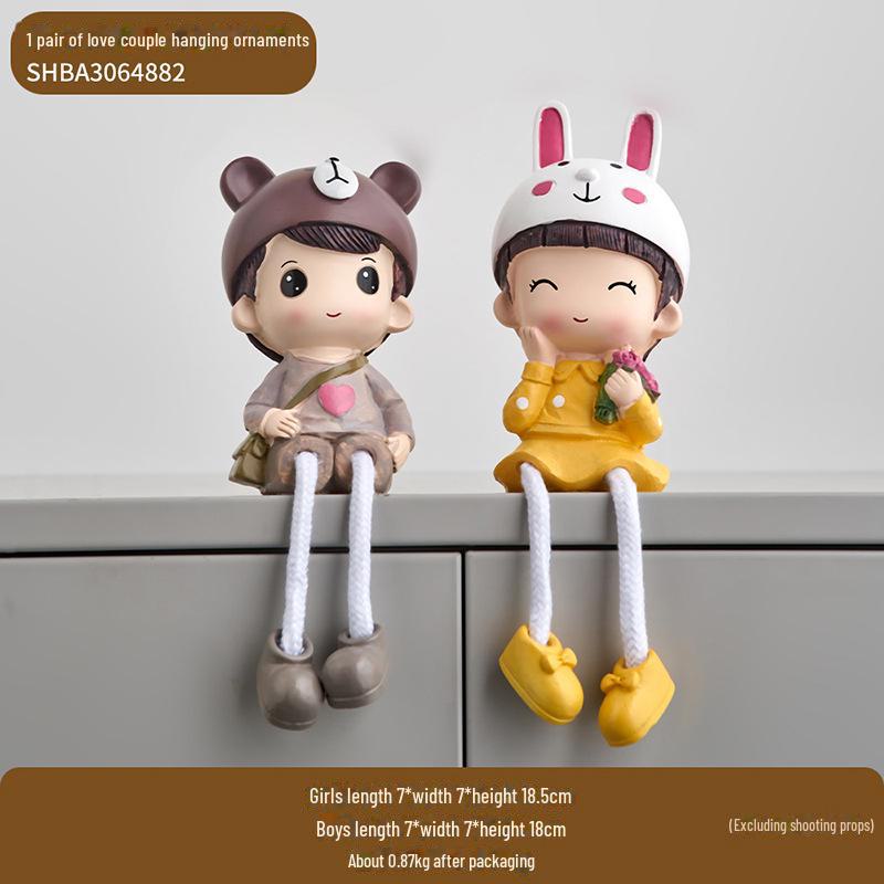 

Креативный декор в виде мультяшной куклы для гостиной, винного шкафа, подставки под телевизор или книжной полки - бесплатная доставка