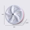 Blue Light Sterilization Ultrasonic Turbo Washing Machine Portable Mini Automatic Turbo Washer for Socks Underwear Towels ADM