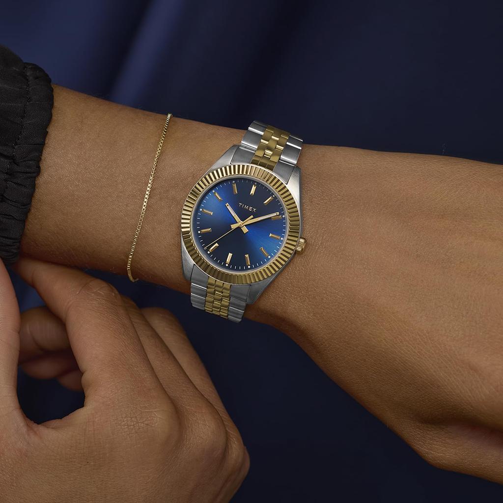 Legacy Watch Quartz 5 ATM Water Resistant Mineral Glass Blue Dial TW2Y20200 Unisex [TIMEX] [Authentic]