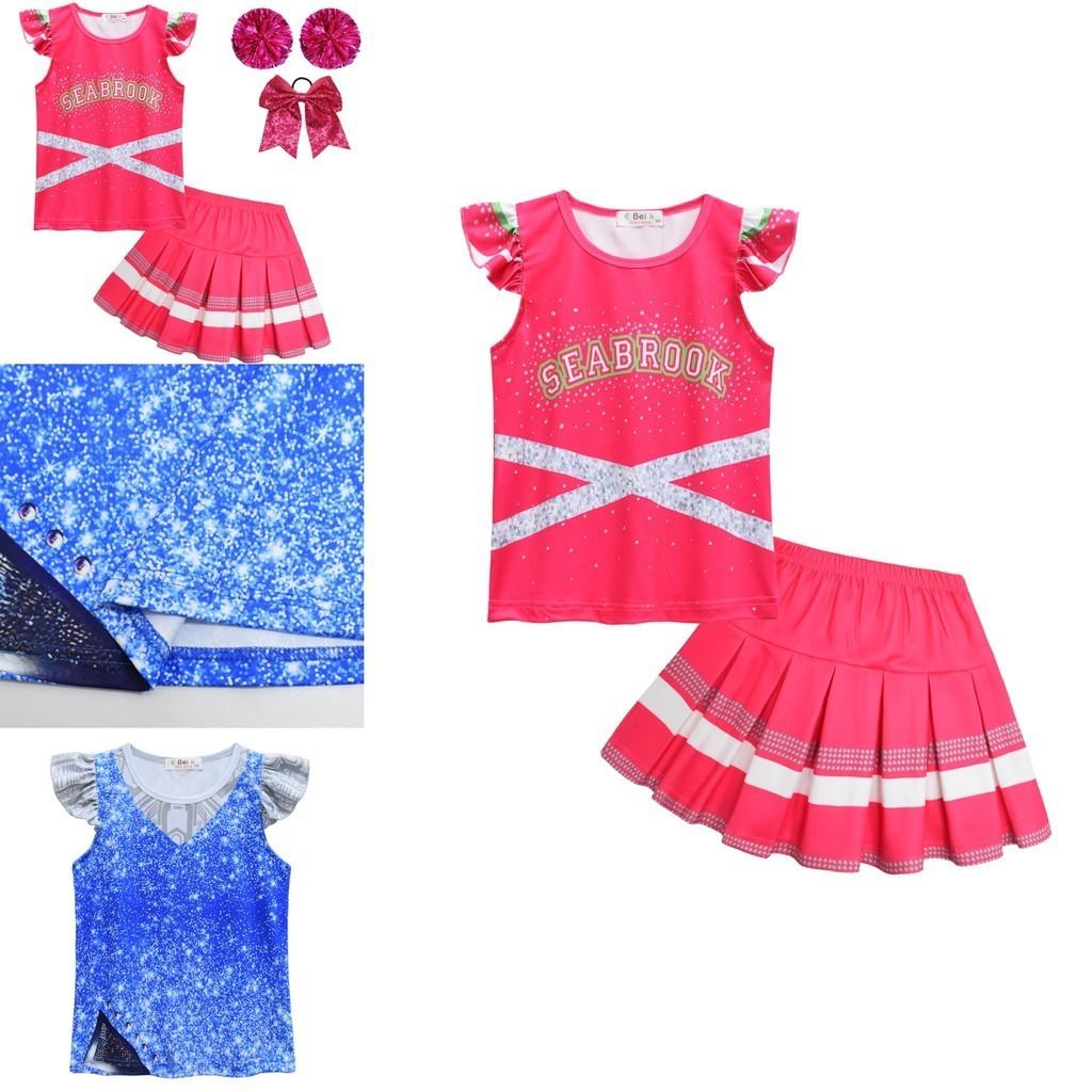 Creepy Zombies 3 Cheerleader Cosplay Costume For Girls Perfect Gift For Halloween
