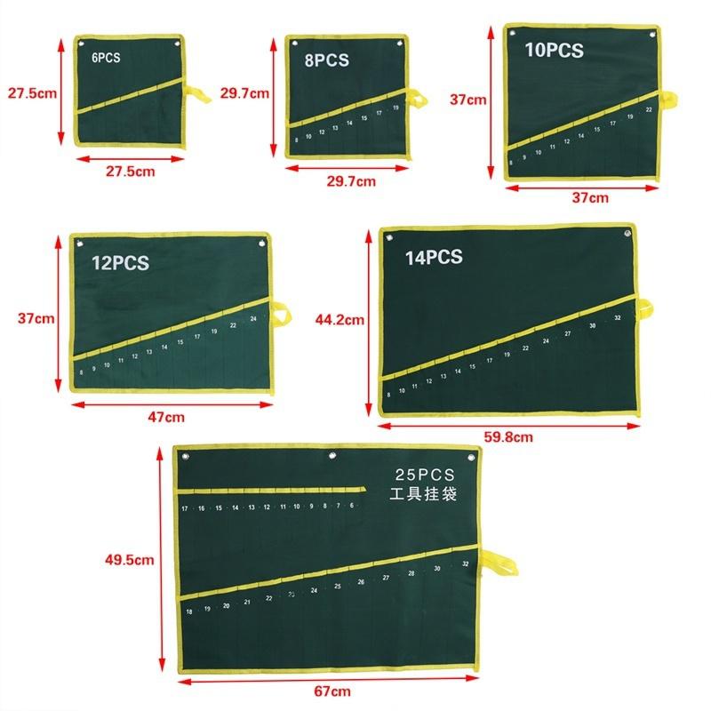 

Сильный гаечный ключ, инструмент, свернутая сумка для хранения инструментов 6