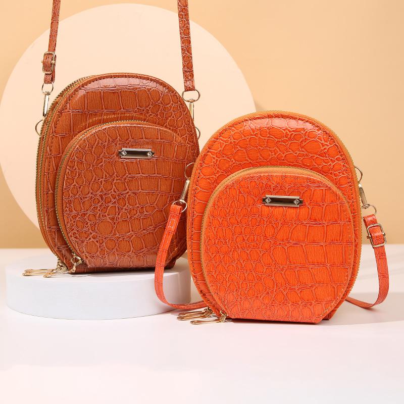 

JMXD - Сумка для мобильного телефона, женская маленькая сумка через плечо, ручная женская сумка большой вместимости, сумка на одно плечо с крокодиловым узором