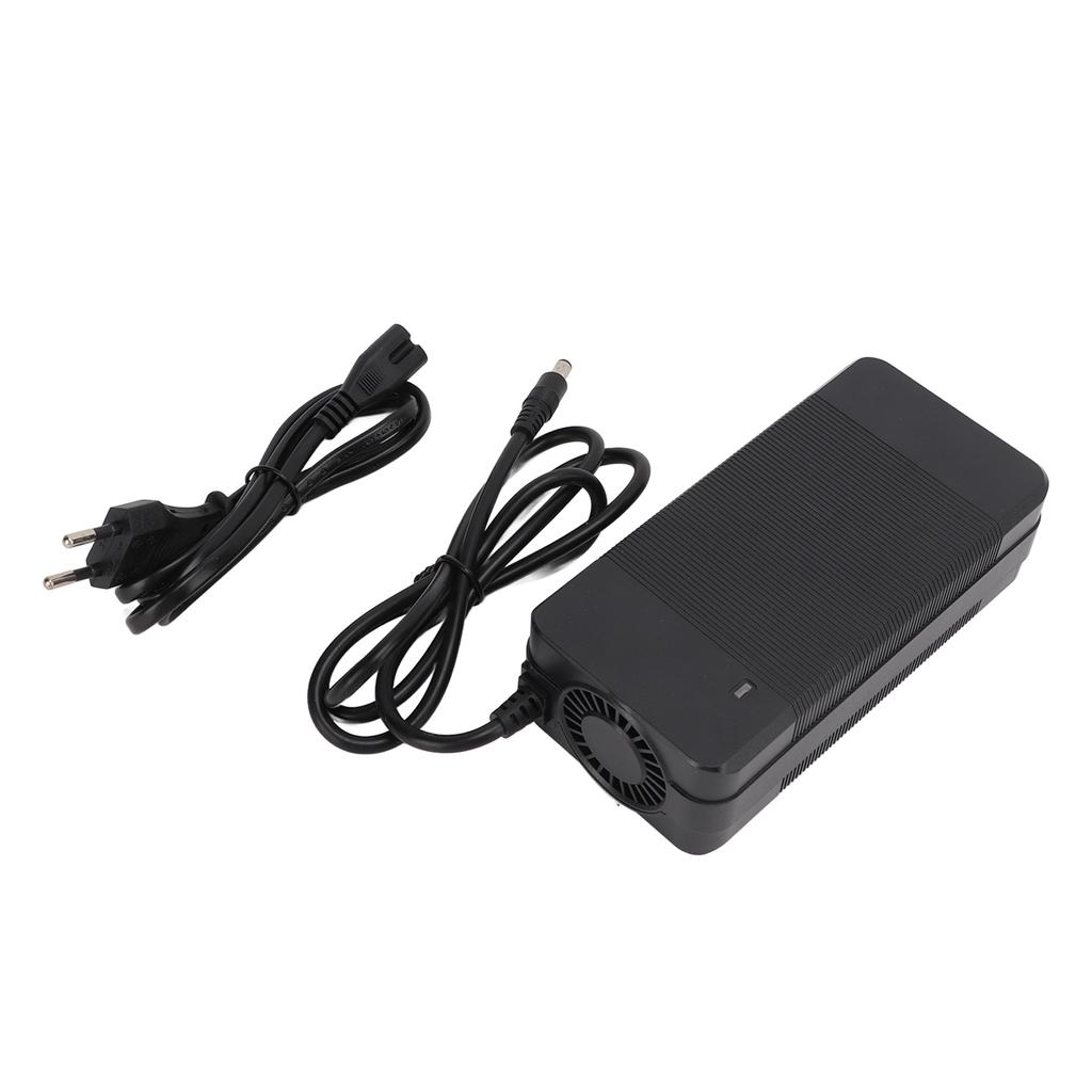 Lithium Ion Battery Charger Power Adapter with LED Indicator 54.6V 2A for Electric Scooter 100‑240VEU Plug