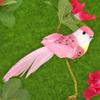 12pcs/set Artificial Foam Colorful Feather Bird Home Ornament Wedding Decoration