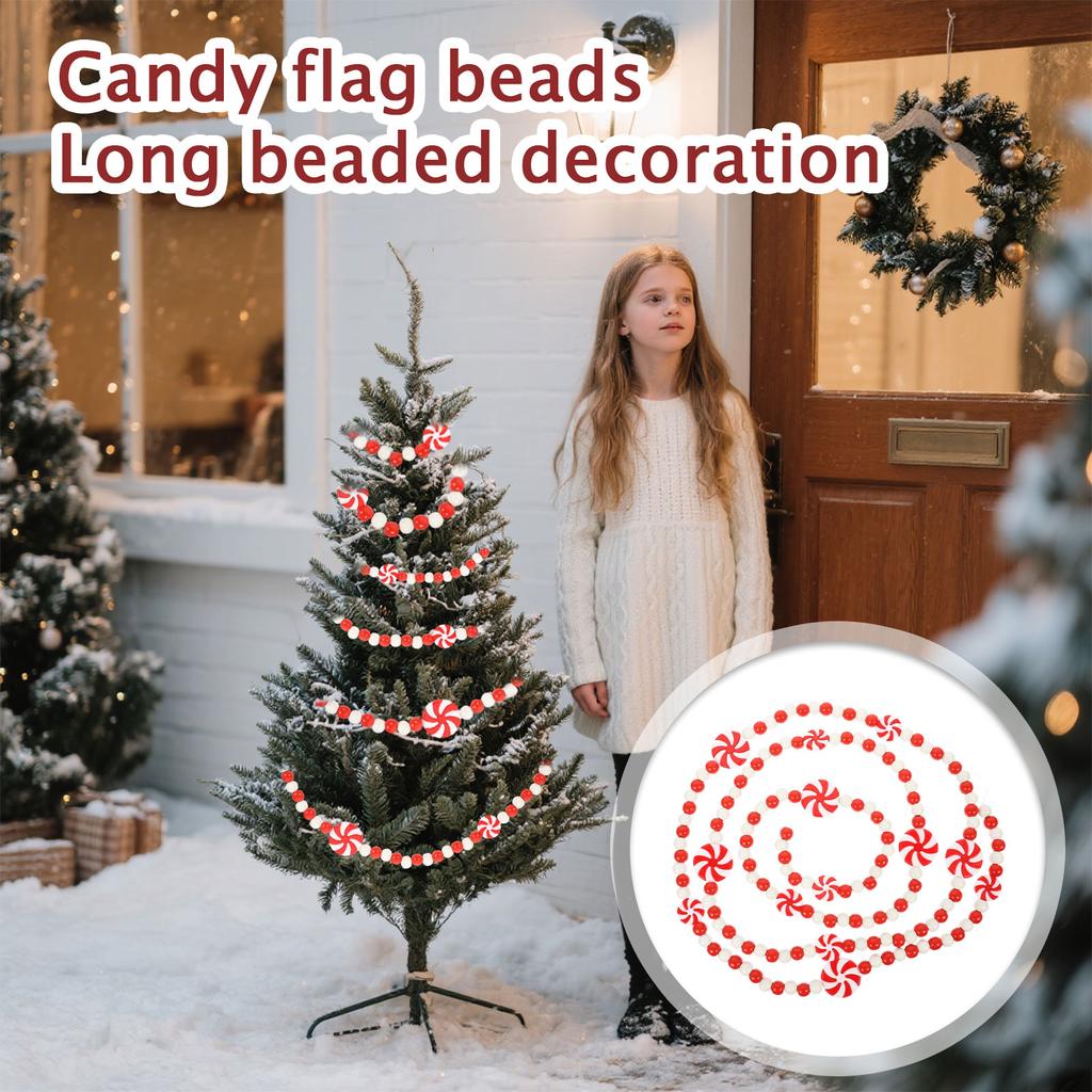 Candy- Banner With Beads Long- Bead Strand