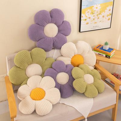 Seat Cute 6-Petal Flower Cushion Throw Pillow Cushion Plush Toy Student Classroom Office Seat Cushion Throw Pillow For Children And Girls