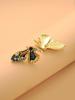 Korean Style Rhinestone Crystal Butterfly Stud Earrings