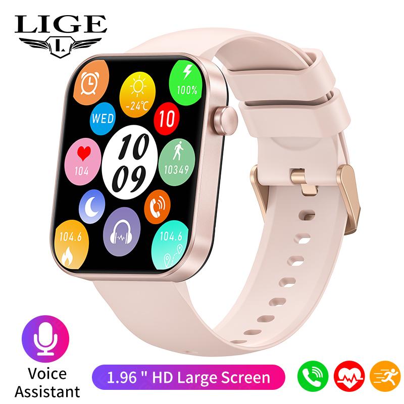 

Bluetooth Call Smartwatch For Women Men Health Monitoring Voice Assistant Bracelet Custom Dial Sports Fitness Smart Watch