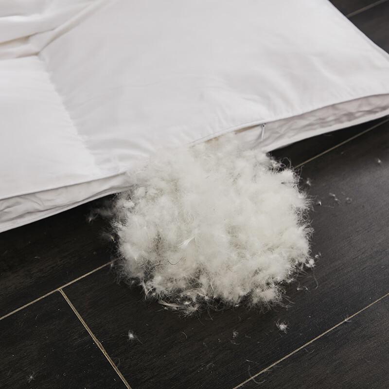 LANGSHA ZHENPIN All-Cotton 95% Grey Duck Down Comforter