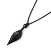 Unisex Starry Sky Obsidian Pendant Necklace - Trendy Couple Gift