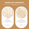 10 stuks Premium Bamboe Weef Hangers DIY Hangend Ornament voor Huis Wanddecoratie Slaapkamer Studiekamer Creatief Knutselcadeau