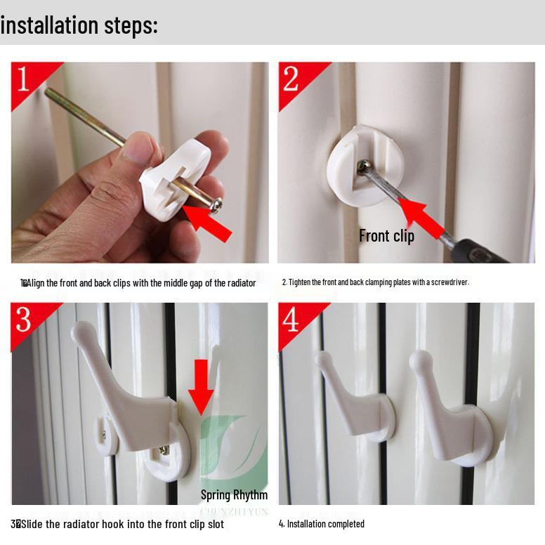 

Крючки для радиатора для полотенец, одежды и шляп – Не требуется сверление