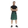 Neues Schottisches Festival-Rock Herren karierter Faltenrock Bierkleidung Außenhandel Unisex High-Waist Elastischer Halbrock für Herren