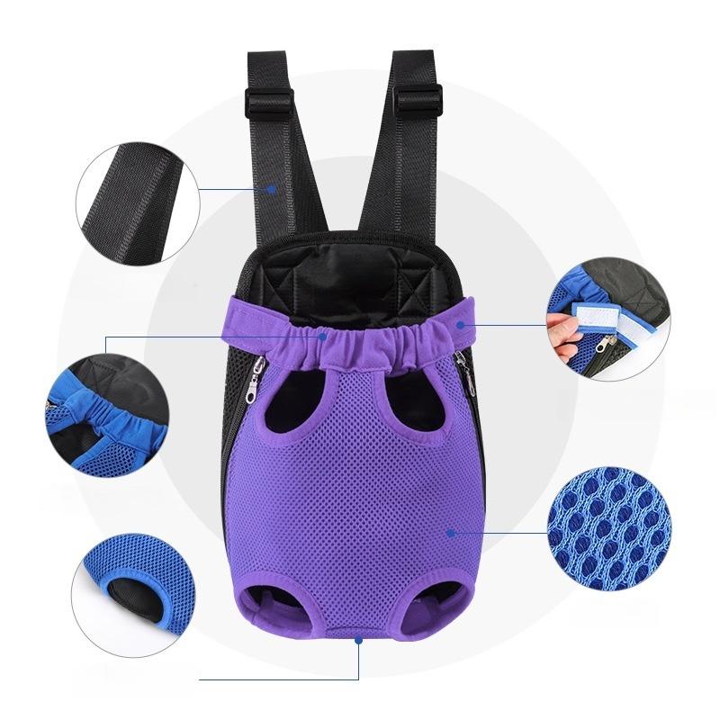 Pet Travel Backpack Doggie Carrier Breathable Outdoor Pet Bag Chest Strap Cat Carrier Four Legs Pet Supplies for Dogs And Cats